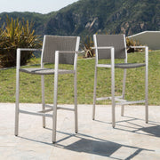 Outdoor Rust Proof Aluminum Barstools (Set of 2) - R&R Furniture Gallery (Fountain Valley, CA)
