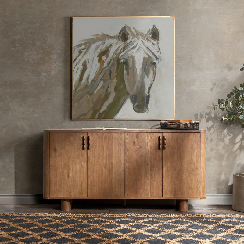 Tacoma - 4 Door Sideboard - Tawny Brown - R&R Furniture Gallery (Fountain Valley, CA)