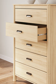 Cabinella - Five Drawer Chest - Tan - R&R Furniture Gallery (Fountain Valley, CA)