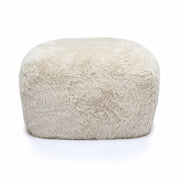 Britt - Vegan Shearling Ottoman - R&R Furniture Gallery (Fountain Valley, CA)