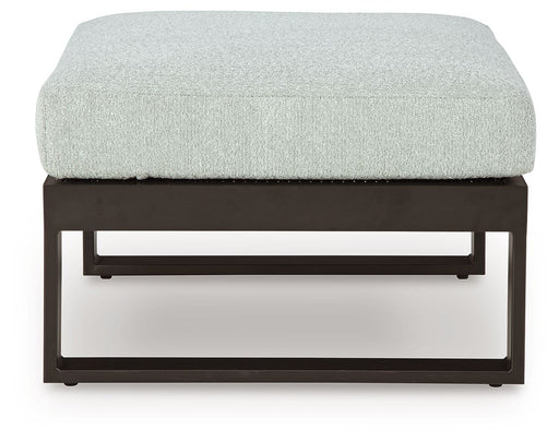 Beachloft - Ottoman With Cushion - Black / Gray - R&R Furniture Gallery (Fountain Valley, CA)