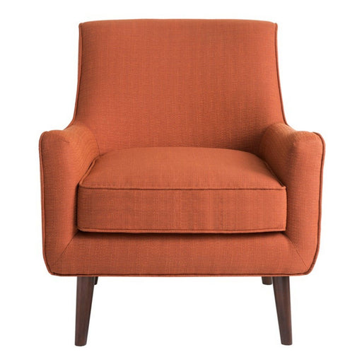 Accent Chair Upholstered With Legs - Burnt Orange - R&R Furniture Gallery (Fountain Valley, CA)