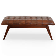 Maja - Bench - Cognac / Dark Brown - R&R Furniture Gallery (Fountain Valley, CA)