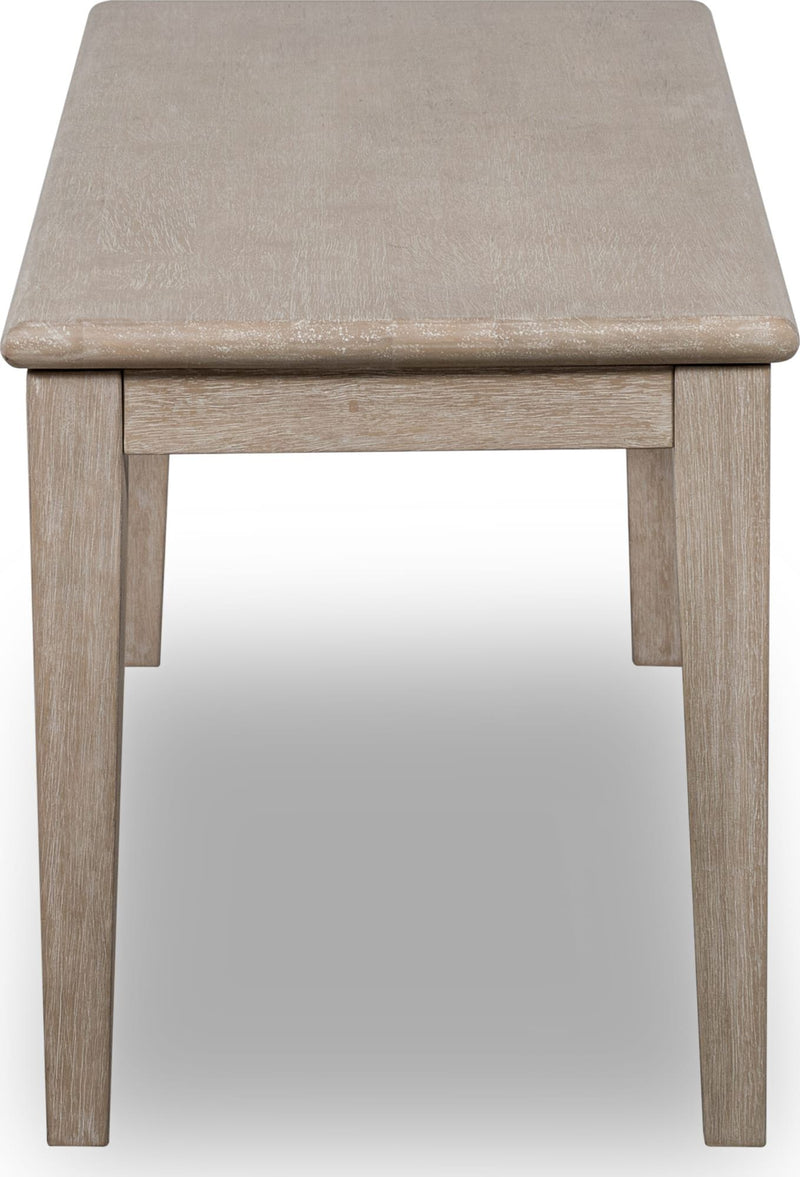Camden Oak Wood Bench in Chai