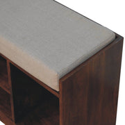 Retreat - Shoe Bench, 1 Drawer - Chestnut - R&R Furniture Gallery (Fountain Valley, CA)