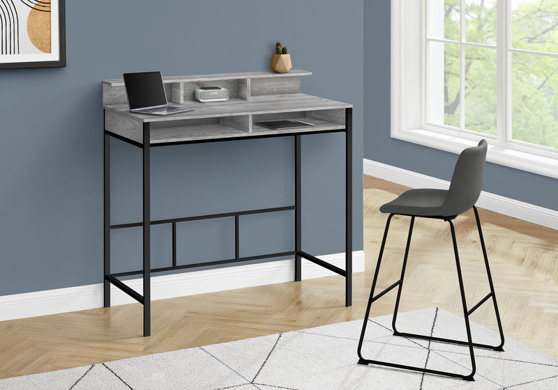 Computer Desk For Home Office, Standing, Storage Shelves, Laptop, Contemporary & Modern - R&R Furniture Gallery (Fountain Valley, CA)