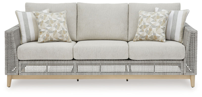 Seton Creek - 4 Pc. - Lounge Set - Gray - R&R Furniture Gallery (Fountain Valley, CA)