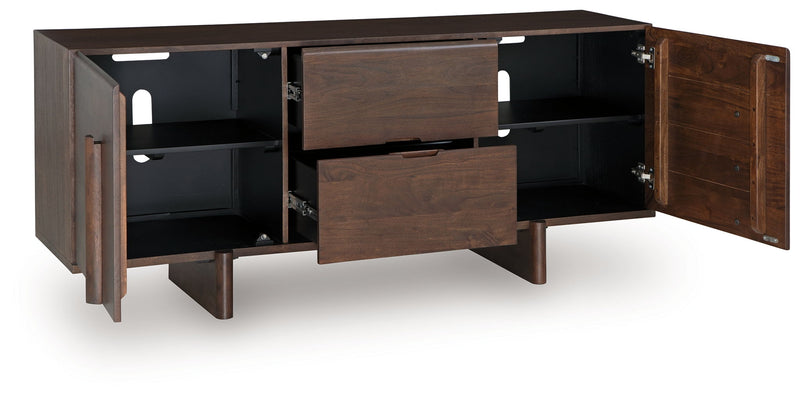 Kydler - Accent Cabinet - Medium Brown - R&R Furniture Gallery (Fountain Valley, CA)