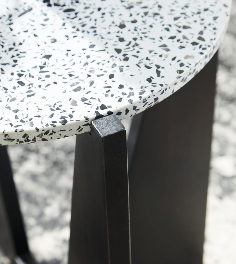 Tellrich - Accent Table - Black / White - R&R Furniture Gallery (Fountain Valley, CA)