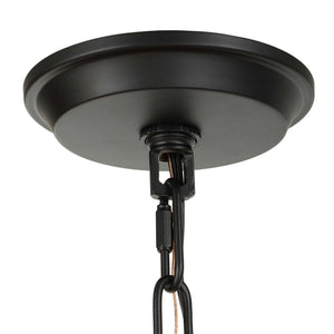 Evanston - 4 Light Indoor-Outdoor Pendant - Black