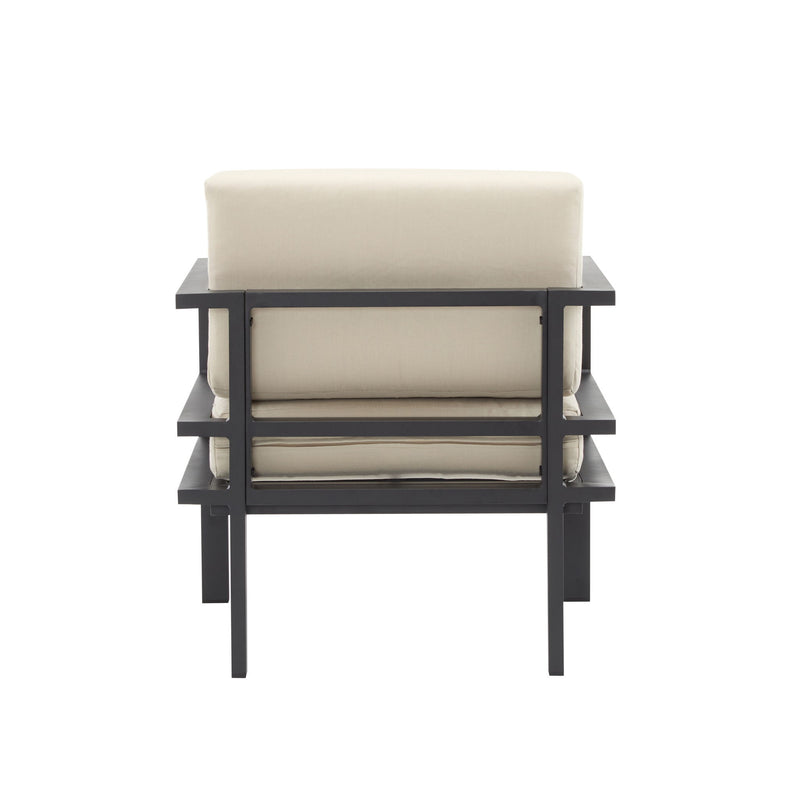 Modern Outdoor Lounge Chair With Aluminum Frame And Weather Resistant Cushions - R&R Furniture Gallery (Fountain Valley, CA)
