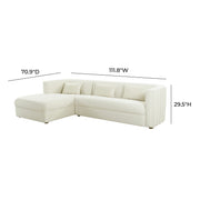 Callie - Velvet Sectional - LAF - R&R Furniture Gallery (Fountain Valley, CA)