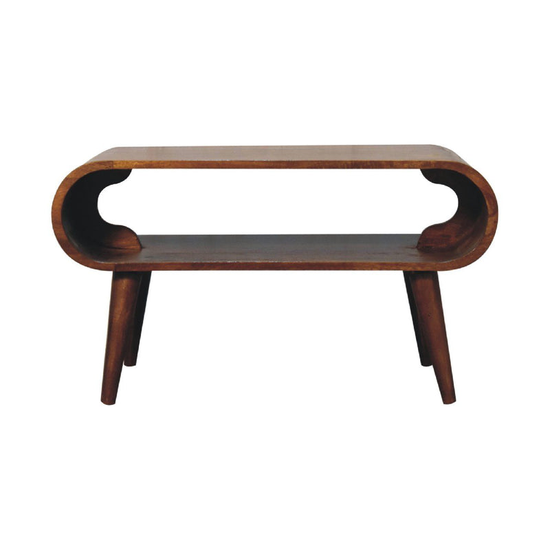 Solid Wood Open Coffee Table - R&R Furniture Gallery (Fountain Valley, CA)