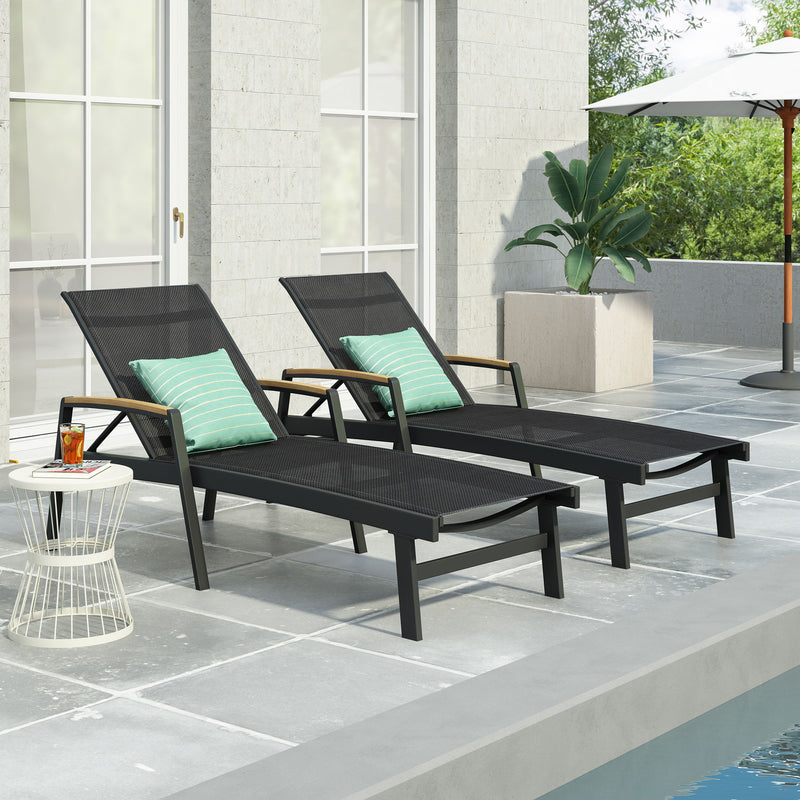 Oaxton - Chaise Lounge - R&R Furniture Gallery (Fountain Valley, CA)