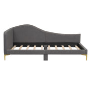 Upholstered Daybed With Headboard And Armrest, Support Legs - R&R Furniture Gallery (Fountain Valley, CA)
