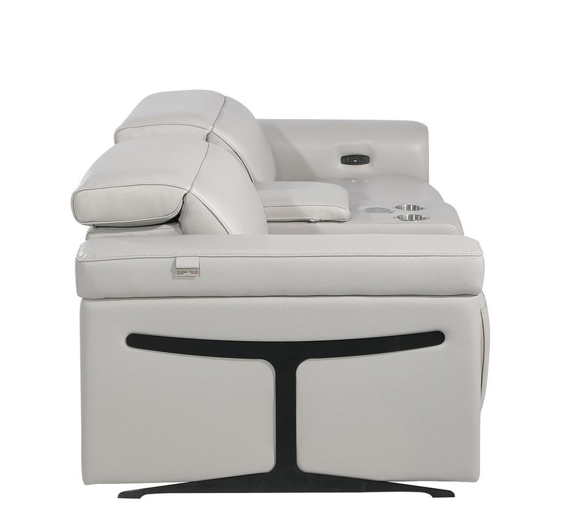 1126 - 8-Piece Modular Power Reclining Sofa & Loveseat Set In With 5 Power Recliners & Power Headrests