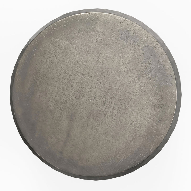 Nellie - Cast Aluminum Side Table - Black - R&R Furniture Gallery (Fountain Valley, CA)