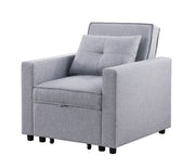 Zoey - Convertible Sleeper Chair With Side Pocket - R&R Furniture Gallery (Fountain Valley, CA)