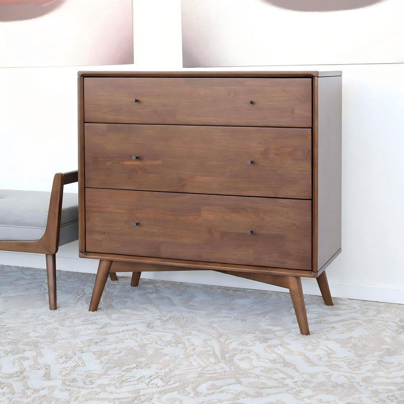 Caroline - Dresser 3 Drawer - Brown / Wood - R&R Furniture Gallery (Fountain Valley, CA)