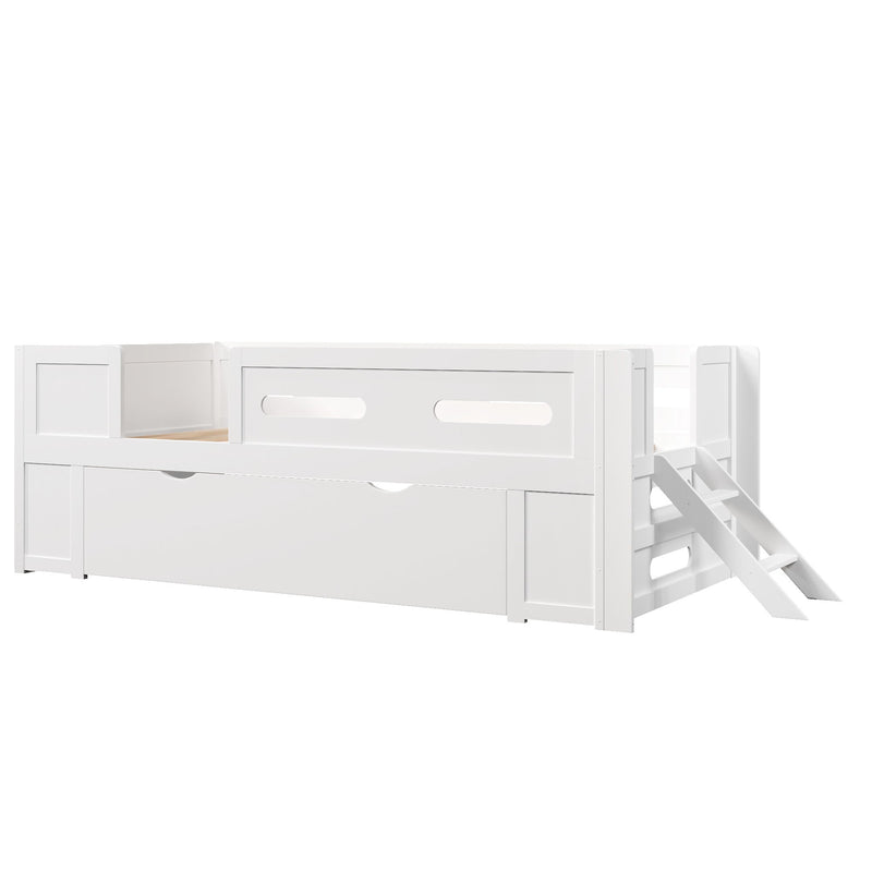 Platform Bed With Guardrail And Drawer - R&R Furniture Gallery (Fountain Valley, CA)