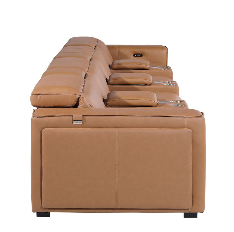 1224 - 7-Piece Modular Power Reclining Sofa In With 4 Power Recliners & Power Headrests