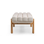 Julianna - Textured Fabric Bench - R&R Furniture Gallery (Fountain Valley, CA)