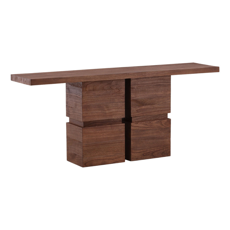Jena - Console Table - Medium Brown