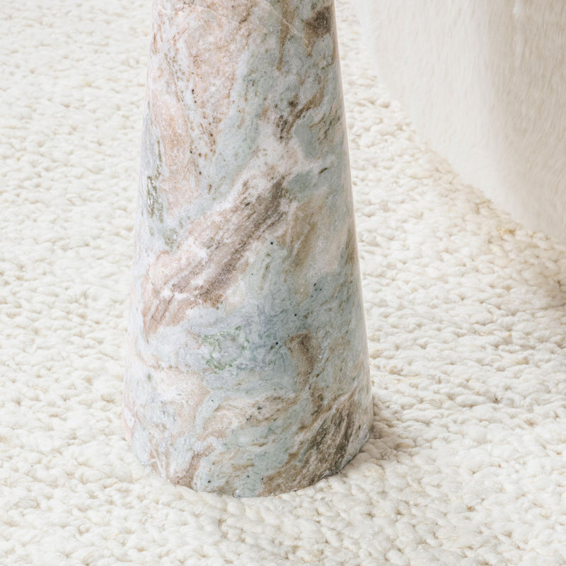 Huxley - Marble Round Accent Table - R&R Furniture Gallery (Fountain Valley, CA)