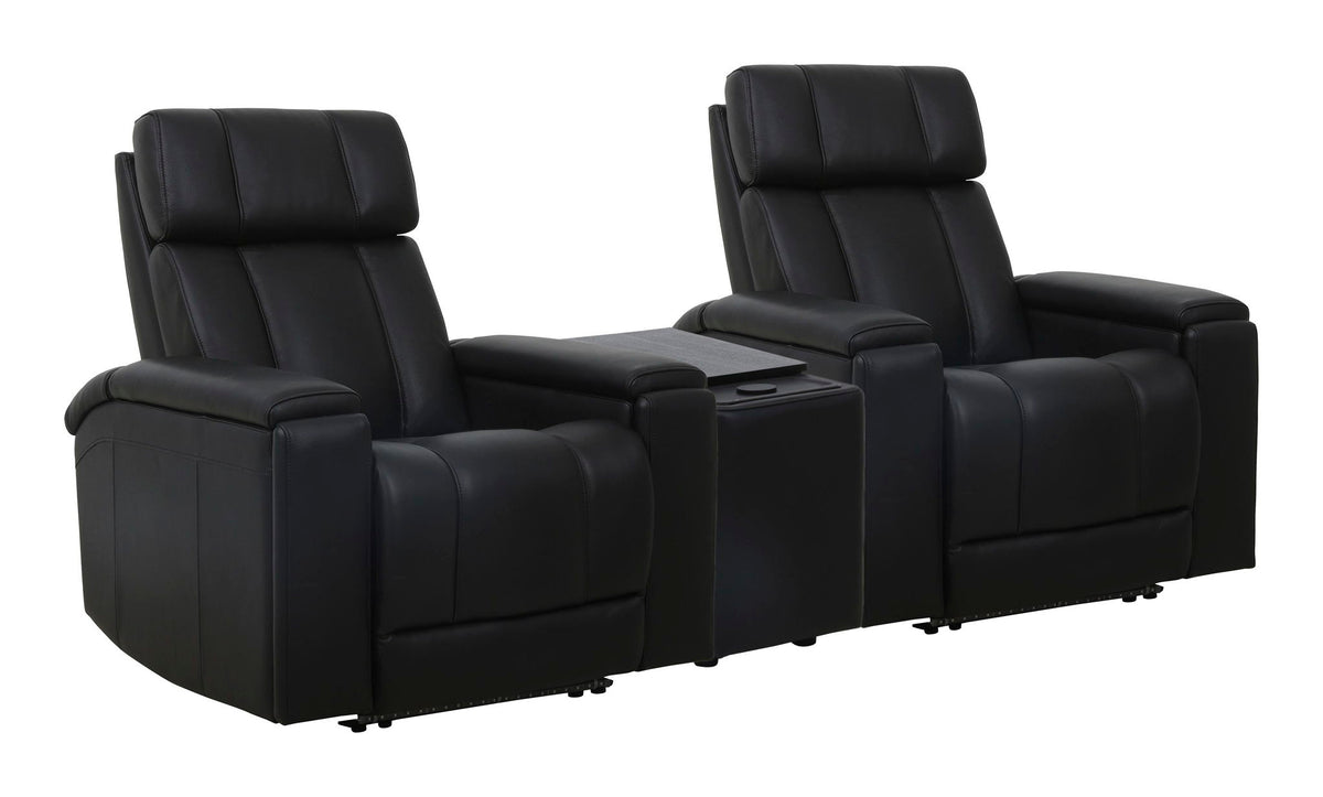 Phoenix - Zero Gravity Power 2 Seat Home Theater Seating With Wedge And Immersive Audio - R&R Furniture Gallery (Fountain Valley, CA)
