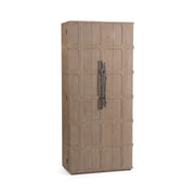 Classic Home Corin tall accent cabinet with wooden finish and multiple storage compartments, ideal for stylish home organization.