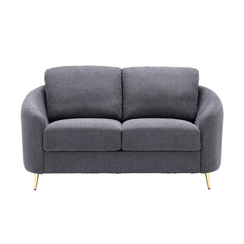 Yuina - Loveseat - Gray Linen - R&R Furniture Gallery (Fountain Valley, CA)