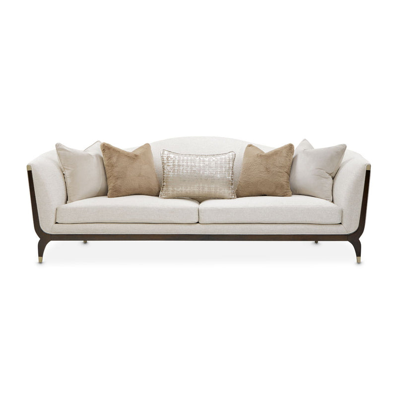 Paris Chic - Sofa - Cremini / Espresso - R&R Furniture Gallery (Fountain Valley, CA)