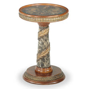 Villa Valencia - Chair Side Table - Classic Chestnut - R&R Furniture Gallery (Fountain Valley, CA)