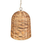 Rotorua - 1 Light Sea Grass Pendant - Light Brown