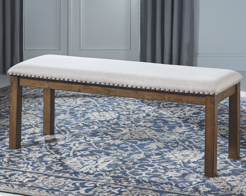 Moriville - Upholstered Bench - Beige - R&R Furniture Gallery (Fountain Valley, CA)