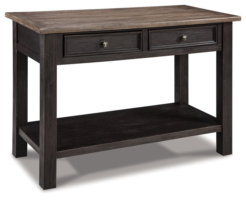 Tyler Creek - Sofa Table - Grayish Brown / Black - R&R Furniture Gallery (Fountain Valley, CA)