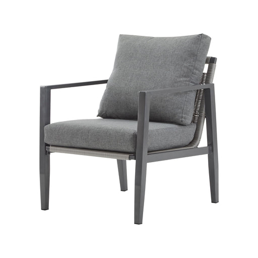 Modern Lounge Chair With Rope Accents And Cushions - R&R Furniture Gallery (Fountain Valley, CA)