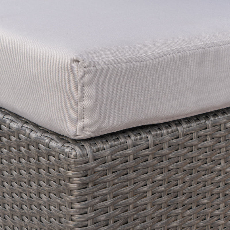 Santa Rosa - Outdoor Lounge Ottoman - R&R Furniture Gallery (Fountain Valley, CA)