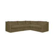 Classic Home Kipton upholstered corner sectional with plush cushions and modern design, shown in a cozy living room setting.