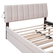 Upholstered Platform Bed With Trundle - R&R Furniture Gallery (Fountain Valley, CA)