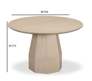 Brocha - Round Dining Table - R&R Furniture Gallery (Fountain Valley, CA)