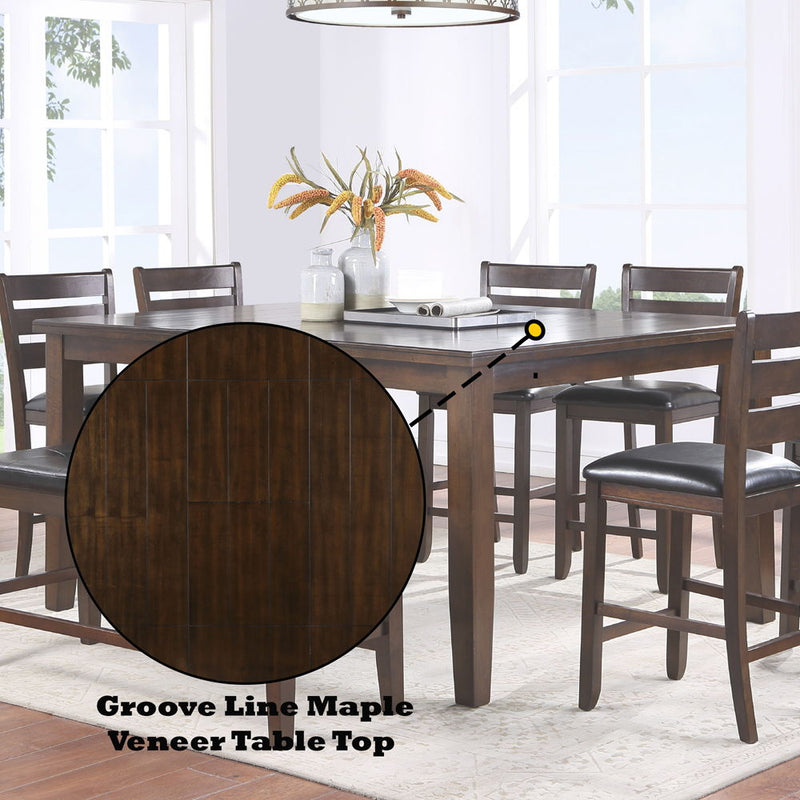 Urbana - Counter Height Table - Espresso - R&R Furniture Gallery (Fountain Valley, CA)