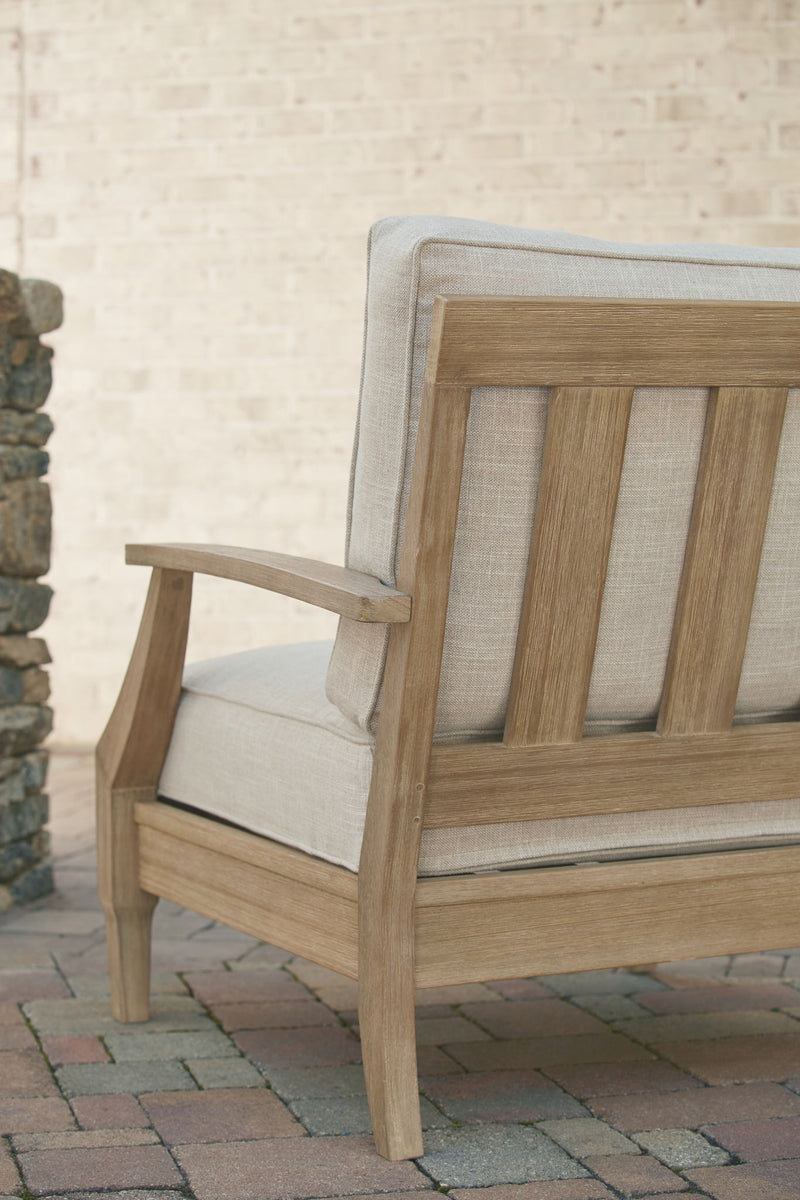 Clare View - Lounge Chair w/Cushion  - Beige - R&R Furniture Gallery (Fountain Valley, CA)