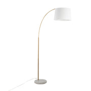 Lumi Source March contemporary floor lamp with elegant finish, featuring a sleek design and modern lighting for living room decor.