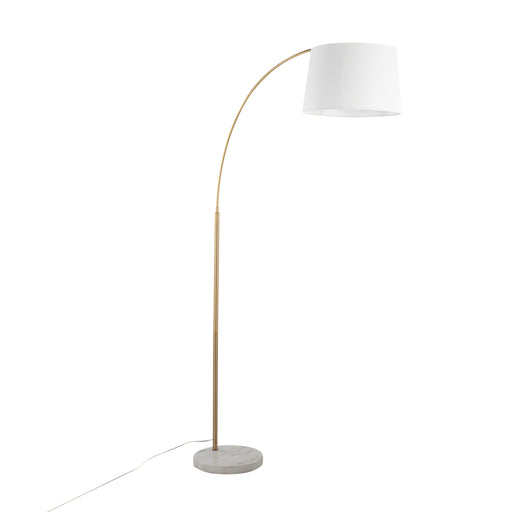 Lumi Source March contemporary floor lamp with elegant finish, featuring a sleek design and modern lighting for living room decor.