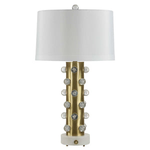 Glowing Bubbles - Table Lamp - Bright Brass