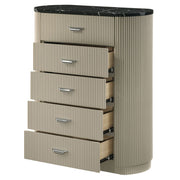 Travonte - Chest - Gray / Beige - R&R Furniture Gallery (Fountain Valley, CA)