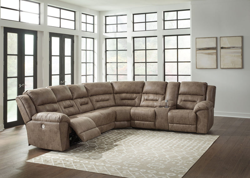 Ravenel - Power Reclining Sectional - R&R Furniture Gallery (Fountain Valley, CA)