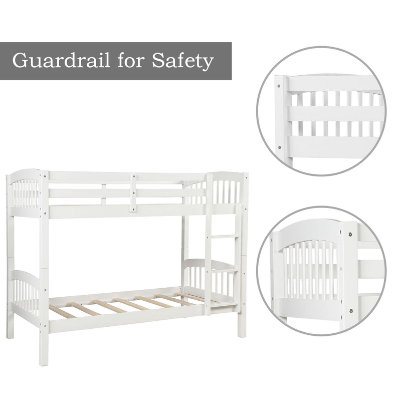 Solid Construction Bunk Bed With Ladder - R&R Furniture Gallery (Fountain Valley, CA)