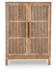Pellamour - Bar Cabinet - Natural Brown - R&R Furniture Gallery (Fountain Valley, CA)